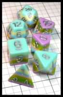 Dice : Dice - Dice Sets - Handan Store Rainbow Candy Colors with Silver Numerals - Amazon Jan 2024